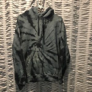 Black and Grey TieDye Hoodie